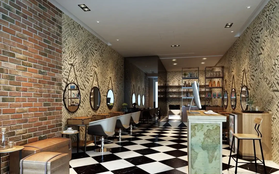 台中市西區英才路 益明髪廊店