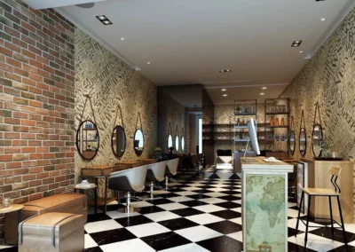 台中市西區英才路 益明髪廊店