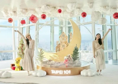 台北101 景觀台耶誕節設計佈置協助